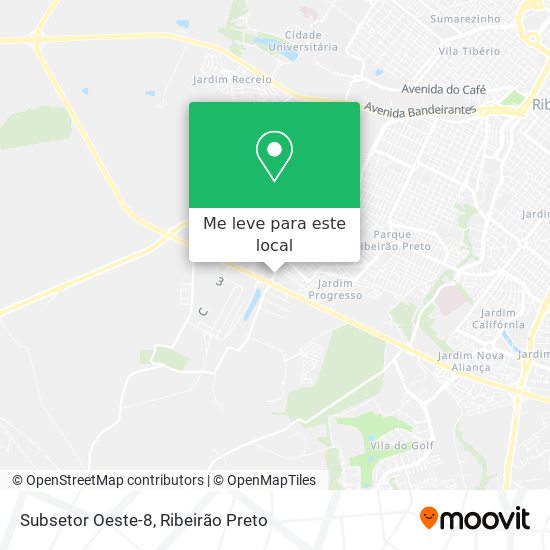 Subsetor Oeste-8 mapa