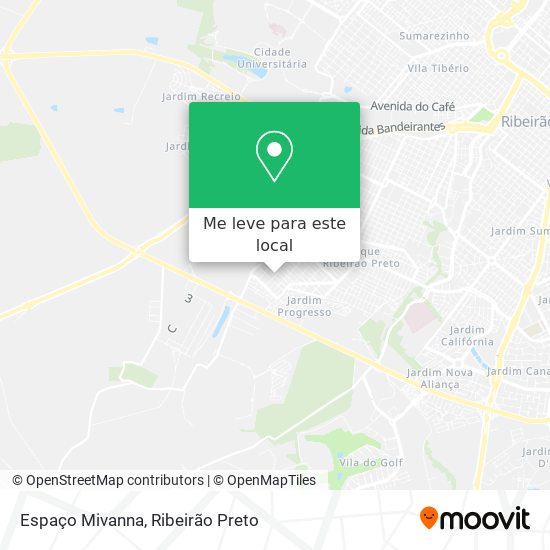 Espaço Mivanna mapa