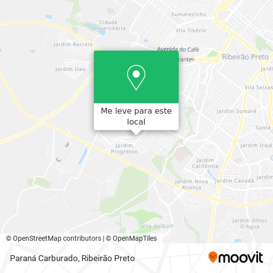 Paraná Carburado mapa