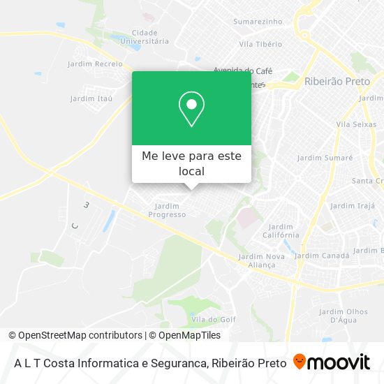 A L T Costa Informatica e Seguranca mapa