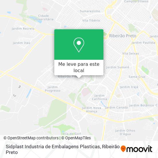 Sidplast Industria de Embalagens Plasticas mapa