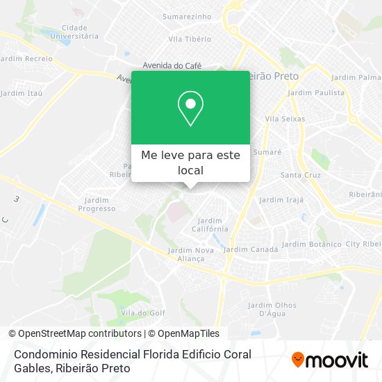 Condominio Residencial Florida Edificio Coral Gables mapa