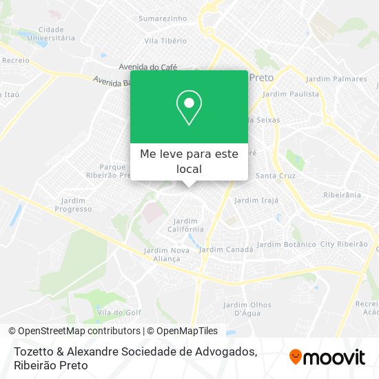 Tozetto & Alexandre Sociedade de Advogados mapa