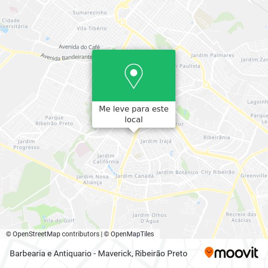 Barbearia e Antiquario - Maverick mapa
