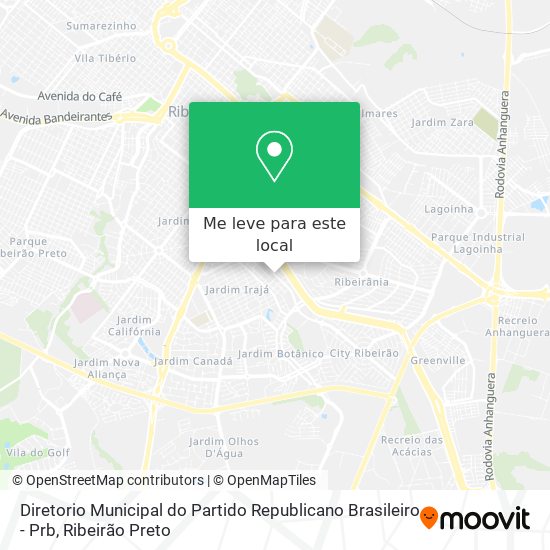 Diretorio Municipal do Partido Republicano Brasileiro - Prb mapa