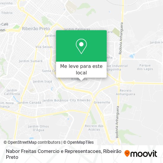 Nabor Freitas Comercio e Representacoes mapa