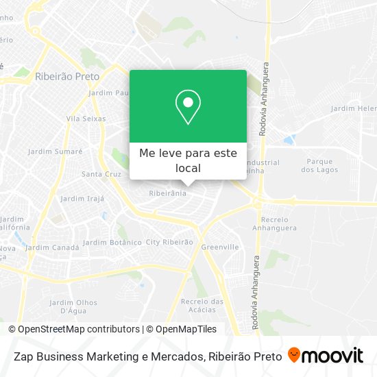 Zap Business Marketing e Mercados mapa