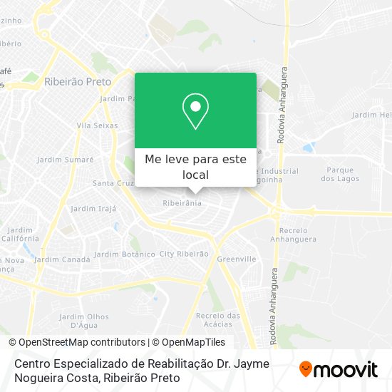 Centro Especializado de Reabilitação Dr. Jayme Nogueira Costa mapa