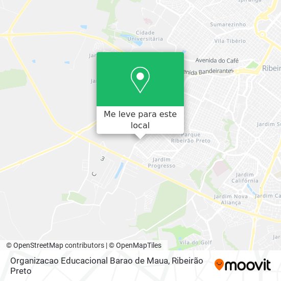 Organizacao Educacional Barao de Maua mapa