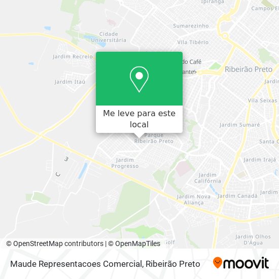 Maude Representacoes Comercial mapa