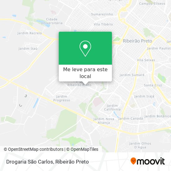 Drogaria São Carlos mapa
