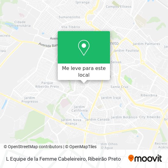 L Equipe de la Femme Cabeleireiro mapa