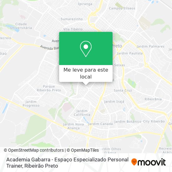 Academia Gabarra - Espaço Especializado Personal Trainer mapa