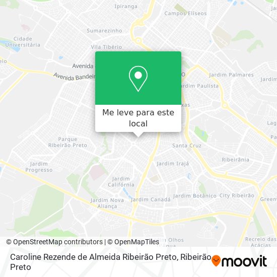 Caroline Rezende de Almeida Ribeirão Preto mapa