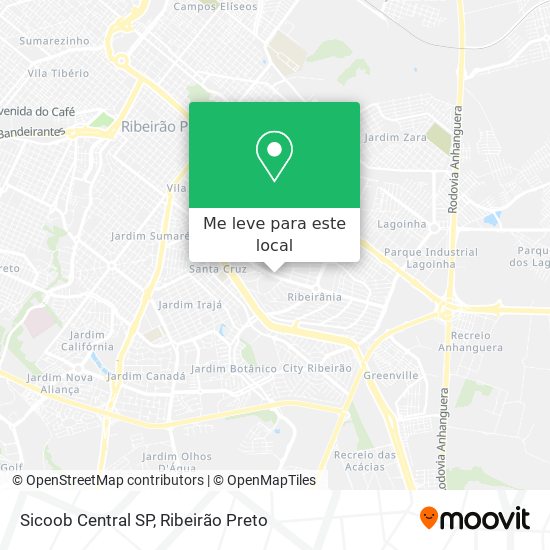 Sicoob Central SP mapa