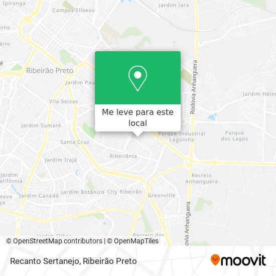 Recanto Sertanejo mapa