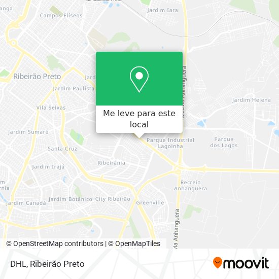 DHL mapa