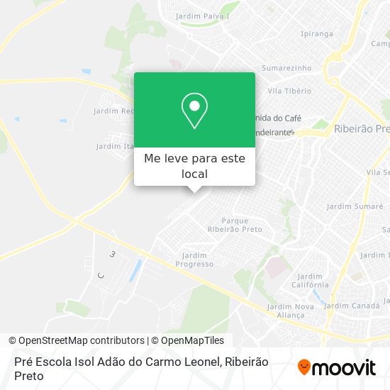 Pré Escola Isol Adão do Carmo Leonel mapa