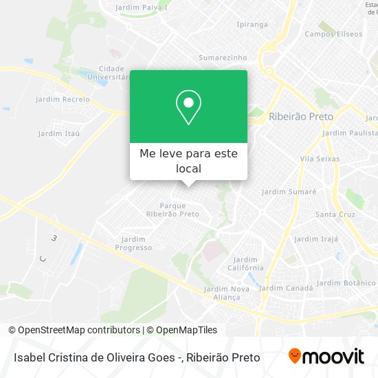 Isabel Cristina de Oliveira Goes - mapa