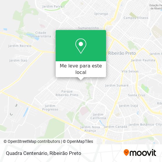 Quadra Centenário mapa
