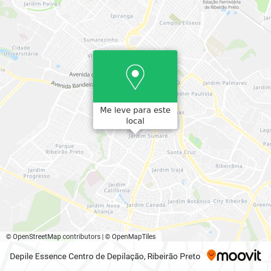 Depile Essence Centro de Depilação mapa