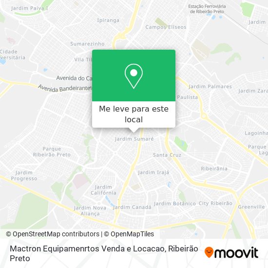 Mactron Equipamenrtos Venda e Locacao mapa