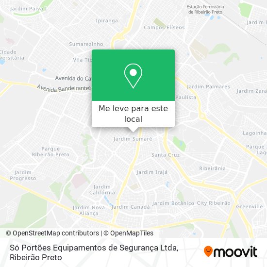 Só Portões Equipamentos de Segurança Ltda mapa