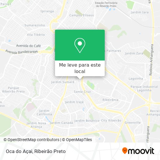 Oca do Açai mapa