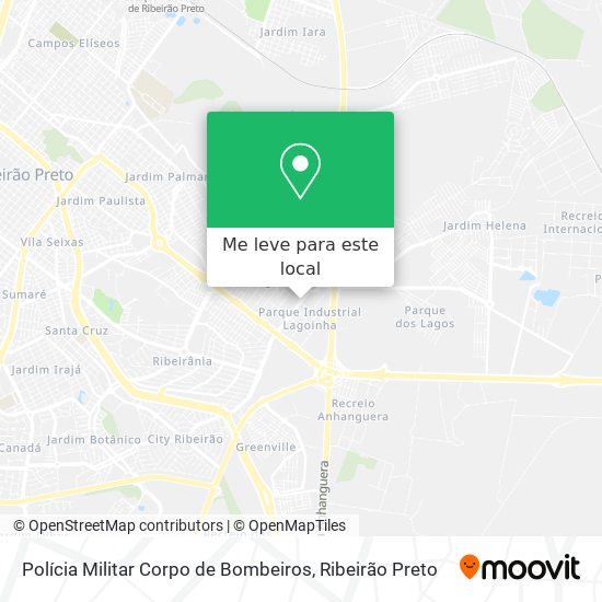 Polícia Militar Corpo de Bombeiros mapa