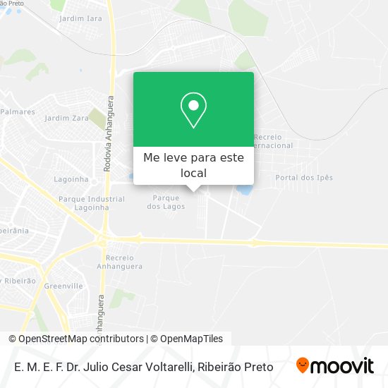 E. M. E. F. Dr. Julio Cesar Voltarelli mapa