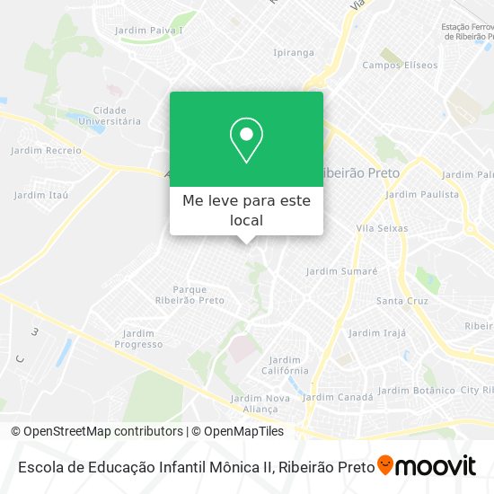 Escola de Educação Infantil Mônica II mapa