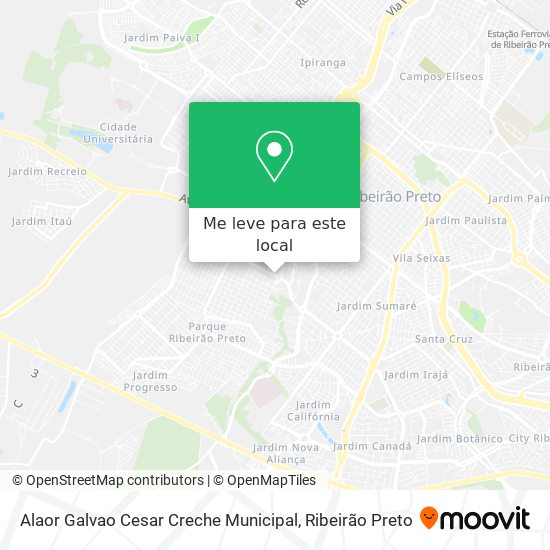Alaor Galvao Cesar Creche Municipal mapa