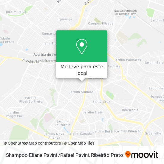 Shampoo Eliane Pavini /Rafael Pavini mapa