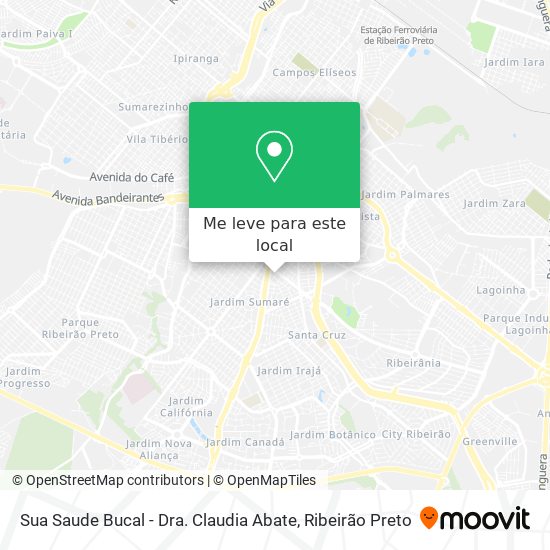 Sua Saude Bucal - Dra. Claudia Abate mapa