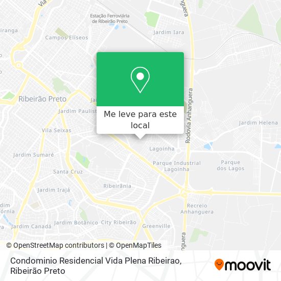 Condominio Residencial Vida Plena Ribeirao mapa