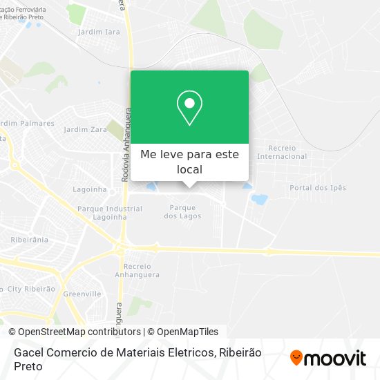 Gacel Comercio de Materiais Eletricos mapa