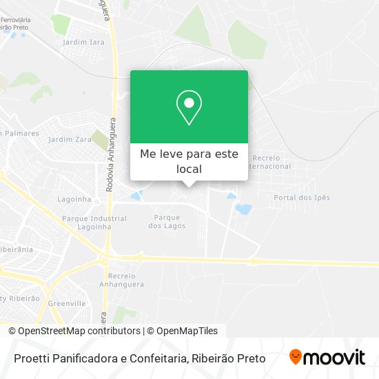 Proetti Panificadora e Confeitaria mapa