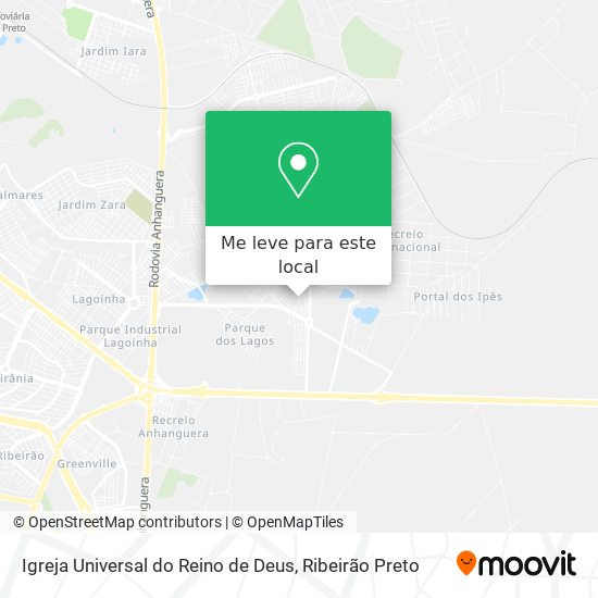 Igreja Universal do Reino de Deus mapa