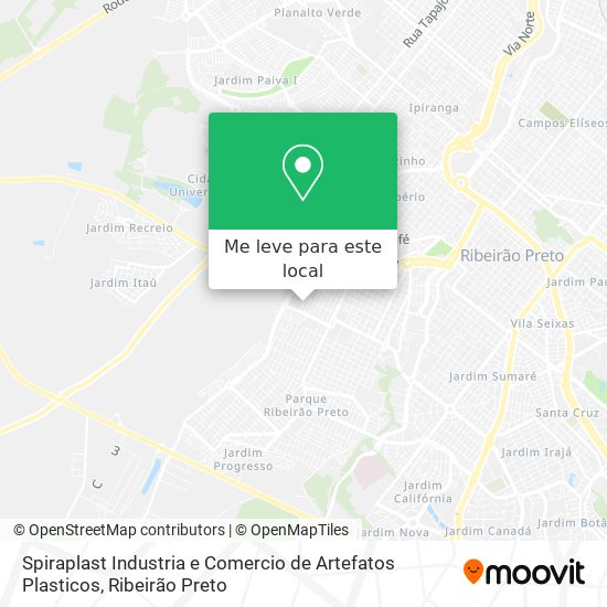 Spiraplast Industria e Comercio de Artefatos Plasticos mapa
