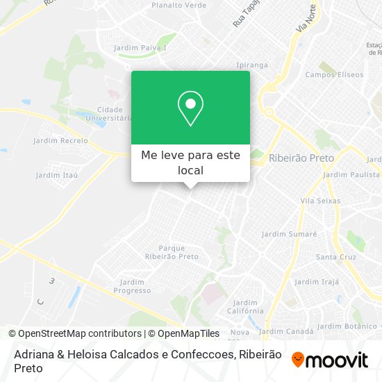 Adriana & Heloisa Calcados e Confeccoes mapa
