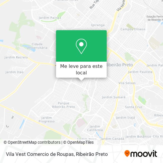 Vila Vest Comercio de Roupas mapa