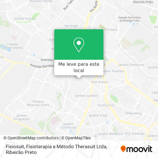 Fisiosuit, Fisioterapia e Método Therasuit Ltda mapa