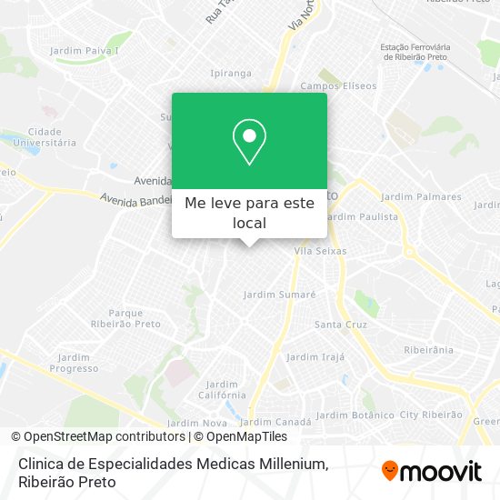 Clinica de Especialidades Medicas Millenium mapa