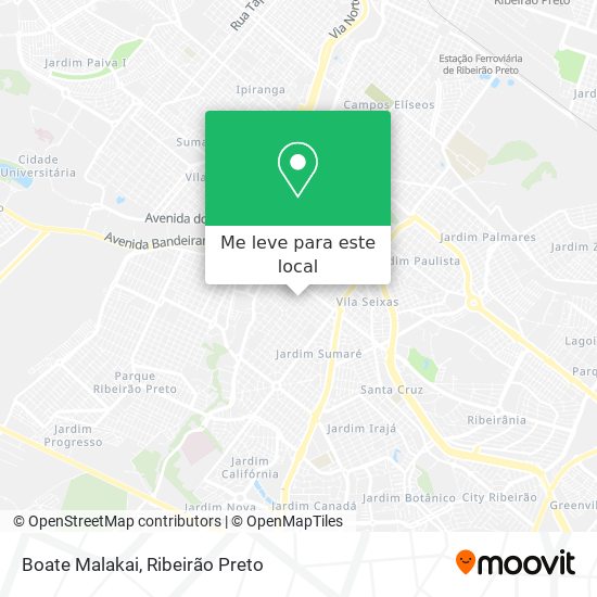 Boate Malakai mapa