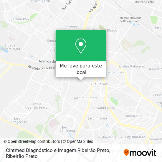 Cintmed Diagnóstico e Imagem Ribeirão Preto mapa