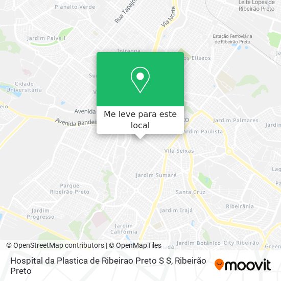 Hospital da Plastica de Ribeirao Preto S S mapa