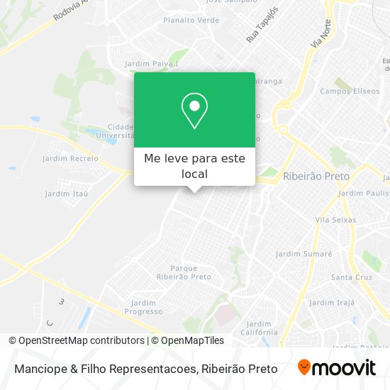 Manciope & Filho Representacoes mapa