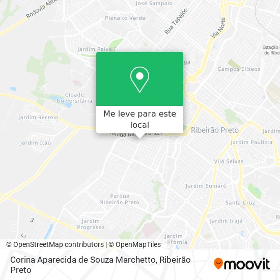 Corina Aparecida de Souza Marchetto mapa