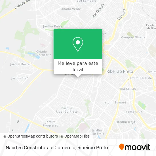 Naurtec Construtora e Comercio mapa