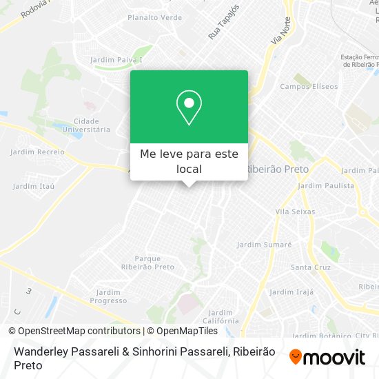 Wanderley Passareli & Sinhorini Passareli mapa
